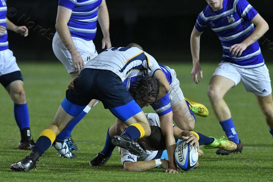 Wheaton Men\'s Rugby vs Mass Maritime.  Photo by Keith Nordstrom